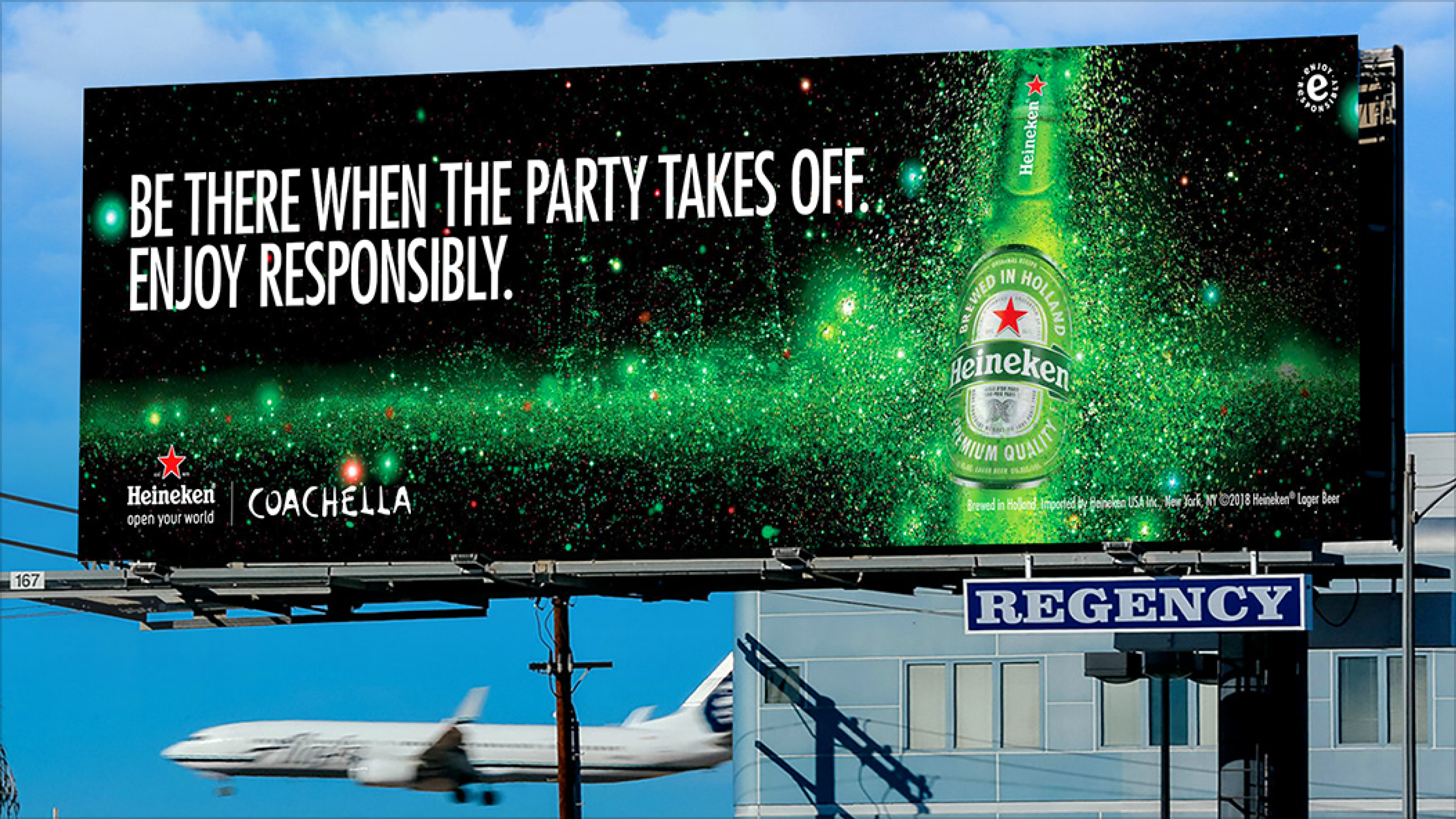 Heineken Coachella billboard