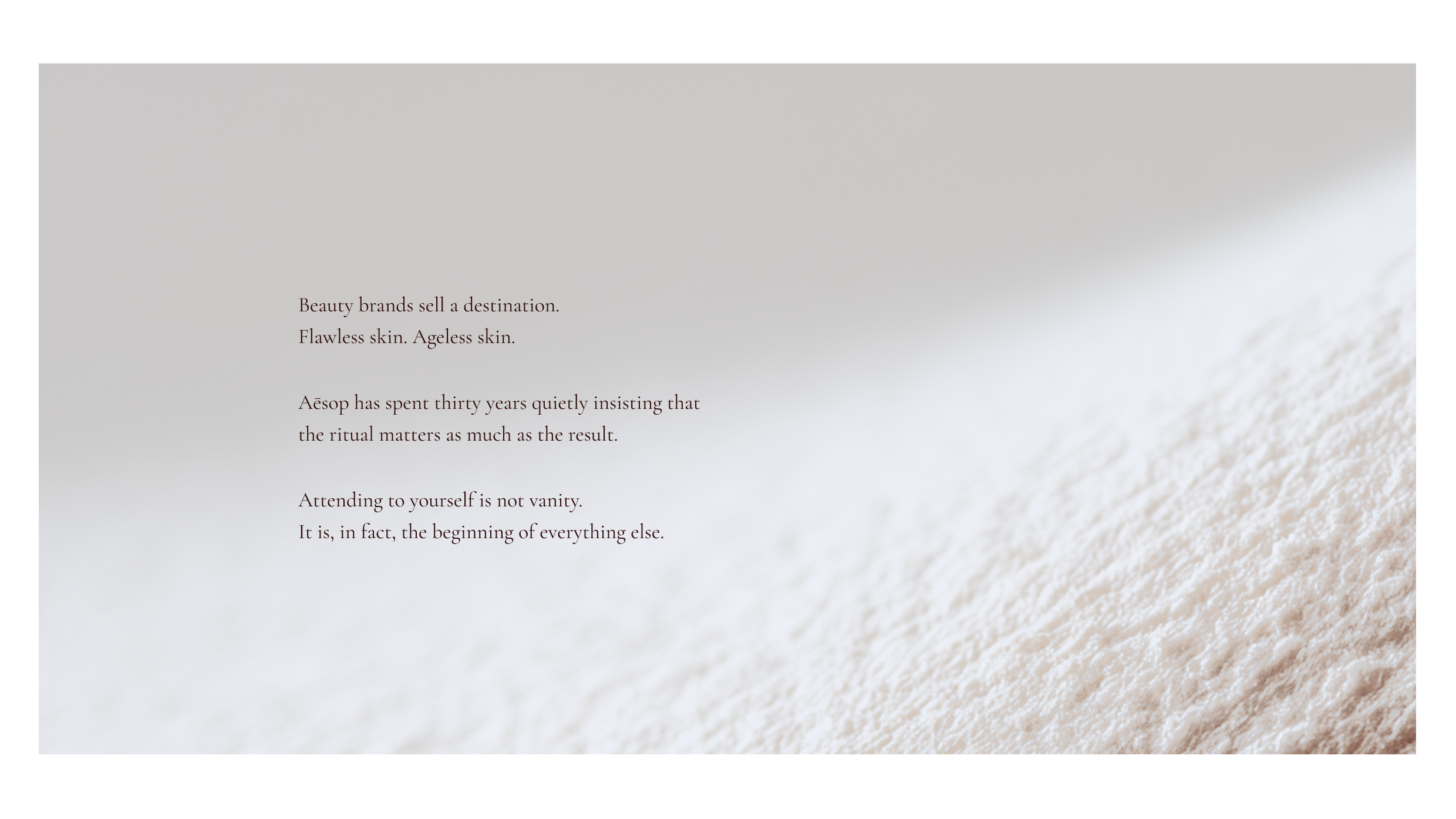 The Examined Life campaign